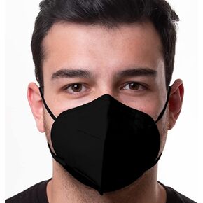 Ceybo Made in USA 5 Layer Bi-Fold Cup Mask with Ultra-High Filtration Comfortable Material Durable Ear-loops