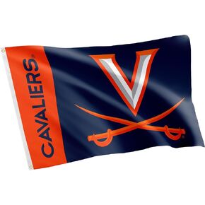 Desert Cactus University of Virginia Flag Cavaliers UVA Wahoos Flags Banners 100% Polyester Indoor Outdoor 3x5 (Team Name)