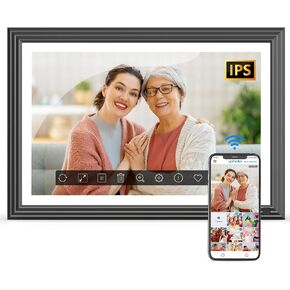 10.1" Digital Picture Frame WiFi Digital Photo Frame - Auto Rotate, Motion Sensor, 1280x800 IPS Touch Screen, Share Photos and Videos via VPhoto APP, Gift for Family and Friends, Slideshow, 32GB