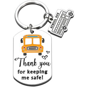 School Bus Driver Appreciation Gifts, Best Bus Driver Gifts for Women Men, School Bus Driver Keychain, Graduation Gifts for Him Bus Driver, Retirement Birthday Gifts for Women Men Driver