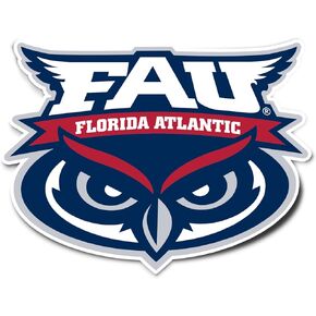 Desert Cactus Florida Atlantic University FAU Owls Vinyl Decal Laptop Water Bottle Car Scrapbook Sticker (IND 00031A)