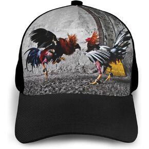 Rooster Hats for Men Women Rooster Baseball Cap Animal Trucker Hat Adjustable Fashionable Classic Caps for Outdoor Sport