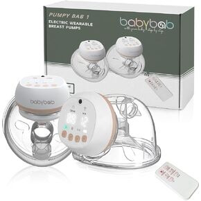 Wearable Breast Pump, Hands-Free Electric Breast Pump Portable Wireless Breastfeeding Pump with Remote,17/19/21/24mm with Massage Flange, 3 Modes 12 Levels, LCD Display, Leak Proof, 2 Pack