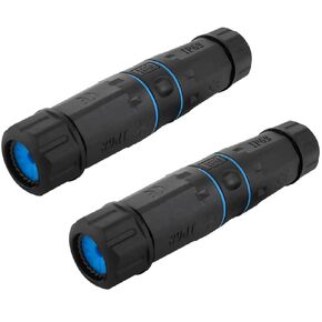 Waterproof RJ45 Connector, IP68 Cat5/Cat5e/Cat6/Cat7/Cat8 Waterproof Ethernet Coupler Shielded for Outdoor Network Cable Extender Female to Female-2 Pack
