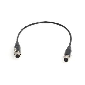 TA4F Mini XLR 4 Pin Female to TA4F Mini XLR 4 Pin Female Pro Audio Cable for Camera Microphone (30cm)