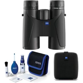 ZEISS 8x42 Terra ED Binoculars (Black) with Zeiss Lens Cleaning Kit Bundle