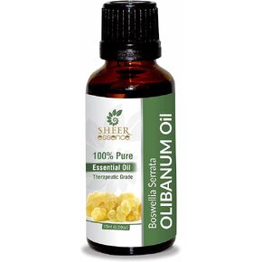 Olibanum Oil 5 ML (0.16 Fl.Oz) | 100% Pure Natural Undiluted Uncut Therapeutic Grade Boswellia Serrata Essential Oil