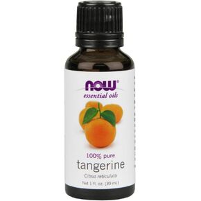 NOW Essential Oils, Tangerine Oil, Cheerful Aromatherapy Scent, Cold Pressed, 100% Pure, Vegan, Child Resistant Cap, 1-Ounce