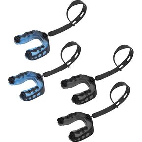 4Pack Football Mouth Guard, Soft Youth Mouth Guard Football Mouthpiece, Professional Sports Mouth Guard for Boxing, Basketball, MMA, Lacrosse and Hockey in Kuwait
