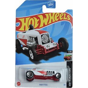 Hot Wheels Max Steel, HW Roadsters 5/10 [White/red] 62/250