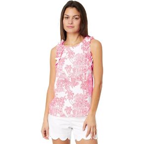 Lilly Pulitzer Women's Kailee Sleeveless Ruffle Top