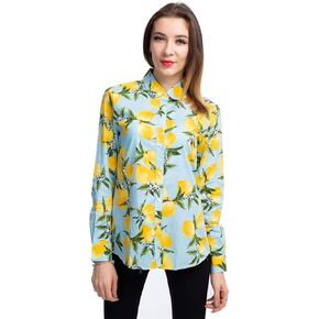 Women's Blouses Casual Long Sleeve Work Button Down Dress Hawaiian Shirts Tops