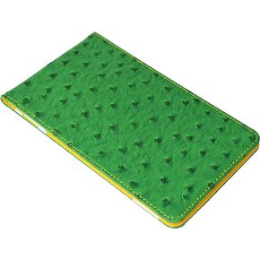 Premium Ostrich Effect Golf Scorecard Holder