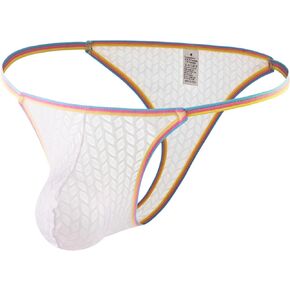 Men's Sexy Thong U Convex Pouch Bikini Briefs Breathable Underwear