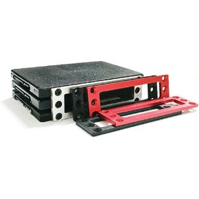 2.5 inch Solid State Hard Disk SSD Aluminium Alloy Bracket ITX Computer case Built-in PC SSD HDD Bracket 3 Bays SATA PATA Computer Hard Disk Rack Docking Station Base