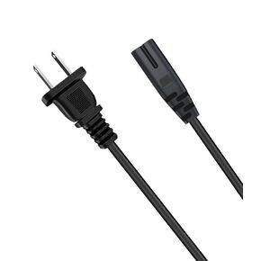 AC Power Cord for Xbox One S/X, Xbox Series X S, Sony PS5, PS4, PS4 Slim, PS3 Slim, PS3 Super Slim Playstation 5 Playstation 4 Slim Playstation 3 Slim Power Supply Cable Replacement (3FT)