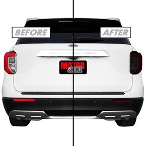 SlickMod PreCut Vinyl Smoke Tint for 2020-2023 Ford Explorer Tail Light (1. Taillight Combo, 20% Dark Smoke) in Saudi Arabia