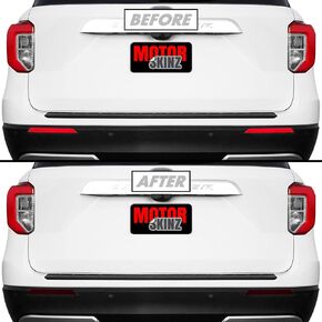 SlickMod PreCut Vinyl Smoke Tint for 2020-2023 Ford Explorer Tail Light (1. Taillight Combo, 20% Dark Smoke)