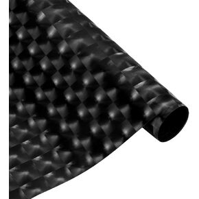 12 by 48 inches Self Adhesive Cat Eye Car Light Tint Vinyl Film Auto Headlight Taillight Foglight Decorative Sticker Wrap Lamp Tint Film (Black)