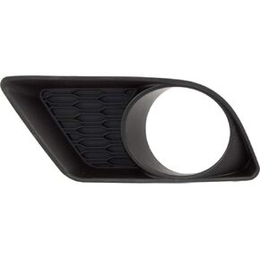 KarParts360 For Dodge Charger Fog Light Cover 2011 12 13 2014 Driver and Passenger Side Pair/Set | Black | SE/SXT | DOT/SAE Compliance | CH1038133 + CH1039133 | 68092573AA + 68092572AA