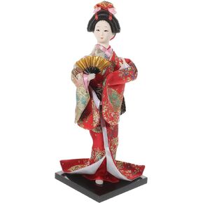 1pc Japanese Geisha Figures Desktop Kimono Doll Ornaments Resin Asian Kabuki Statue Vintage Japanese Traditional Doll Crafts Collection