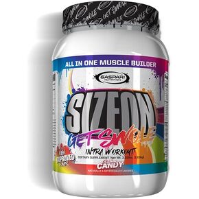 Gaspari Nutrition - SizeOn - The Ultimate Hybrid Intra-Workout Amino Acid & Creatine Formula, Increased Muscle Volume & Muscle Recovery - 3.59 Pound (Lemon Ice)