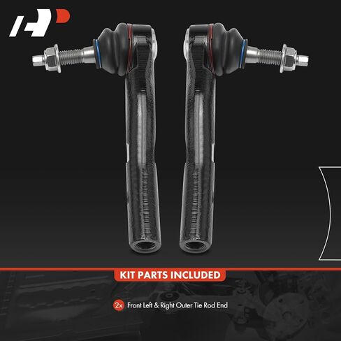 A-Premium 2 x Front Outer Tie Rod Ends, Compatible with Cadillac CTS 2003 2004 2005 2006 2007 in Saudi Arabia