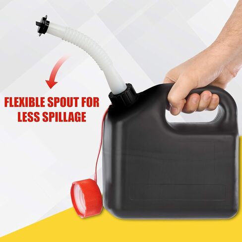 مجموعة استبدال علب الغاز العالمية من Super Spout، متوافقة مع العلب، وBlitz، وScepter، وفوهات علب الغاز ذات الطراز القديم لعلب الغاز البلاستيكية سعة 5 جالون، قطعتان in Kuwait