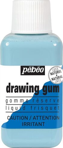 Pebeo Easy Peel Liquid Latex Masking Fluid - Drawing Gum - Dries Quickly - For Ink - Watercolor - Gouache Painting & Illustration - Fine Arts & Crafts Supplies - 250ml Bottle in Saudi Arabia