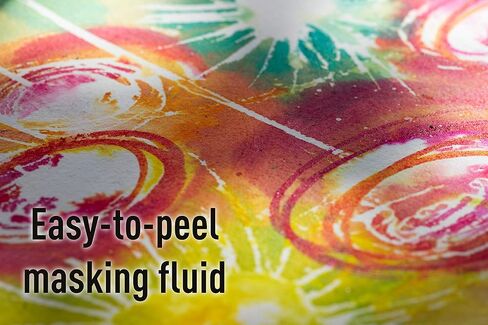Pebeo Easy Peel Liquid Latex Masking Fluid - Drawing Gum - Dries Quickly - For Ink - Watercolor - Gouache Painting & Illustration - Fine Arts & Crafts Supplies - 250ml Bottle in Saudi Arabia