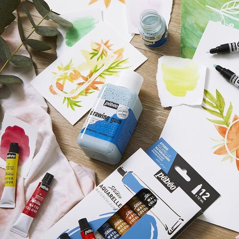 Pebeo Easy Peel Liquid Latex Masking Fluid - Drawing Gum - Dries Quickly - For Ink - Watercolor - Gouache Painting & Illustration - Fine Arts & Crafts Supplies - 250ml Bottle in Saudi Arabia