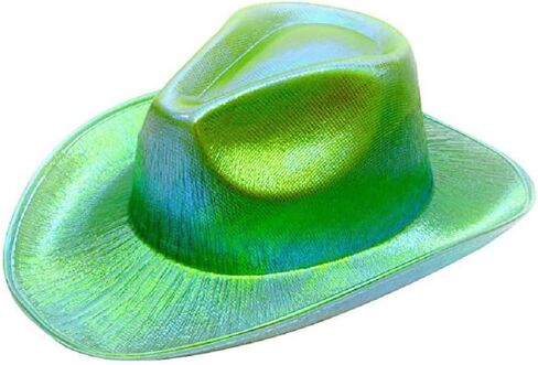 قبعة رعاة البقر نيون لامعة متلألئة قبعة رعاة البقر الغربية لراعي البقر الغربي تحت عنوان قبعة زي الحفلات in Kuwait