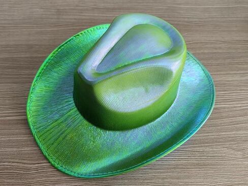 قبعة رعاة البقر نيون لامعة متلألئة قبعة رعاة البقر الغربية لراعي البقر الغربي تحت عنوان قبعة زي الحفلات in Kuwait