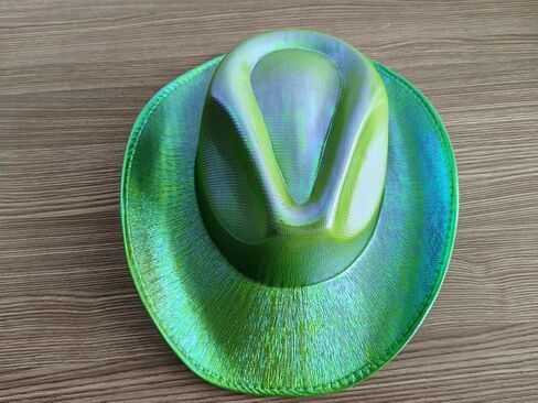 قبعة رعاة البقر نيون لامعة متلألئة قبعة رعاة البقر الغربية لراعي البقر الغربي تحت عنوان قبعة زي الحفلات in Kuwait