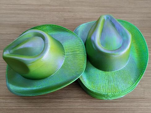 قبعة رعاة البقر نيون لامعة متلألئة قبعة رعاة البقر الغربية لراعي البقر الغربي تحت عنوان قبعة زي الحفلات in Kuwait