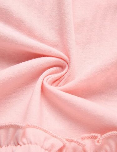 Arshiner طفل الفتيات مجموعة ملابس 2 قطعة ملابس كشكش قصيرة الأكمام الأزهار أعلى وبنطلون مع جيوب مجموعات السراويل عارضة in Kuwait