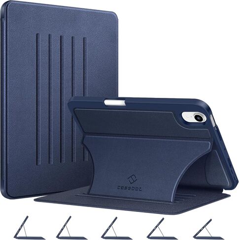 حافظة Fintie المغناطيسية لجهاز iPad Mini 6 2021 (8.3 بوصة) - حافظة متينة مقاومة للصدمات متعددة الزوايا، غطاء خلفي ناعم من مادة TPU مع حامل قلم لجهاز iPad Mini الجيل السادس، أسود in Kuwait