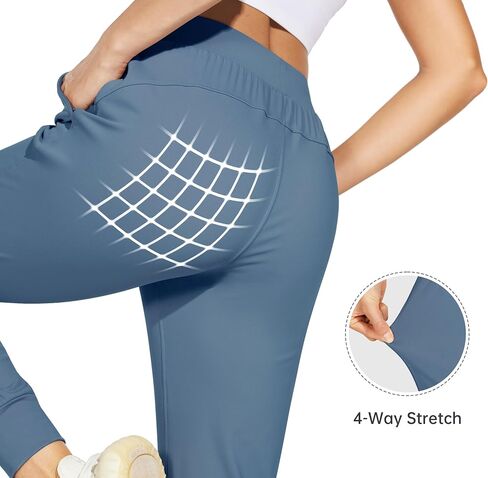 Willit Women's Joggers Pants Lightweight Athletic Sweatpants with Pockets Running Workout Casual Tapered Pants in Saudi Arabia