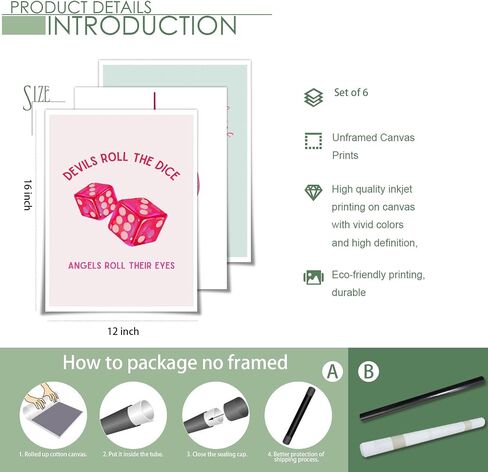 Prinajssiad 6 Piece Pink Preppy Posters for Room Aesthetic, 8x10in Folklore Taylor Affirmations Poster Canvas Wall Art, Singer Champagne Problems Prints, Girl Bedroom Dorm Wall Collage Unframed in Saudi Arabia