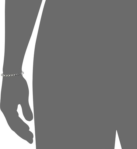 Tommy Hilfiger -Men's Jewelry Stainless Steel Box Chain Bracelet Color: Silver (Model: 2790030) in Saudi Arabia