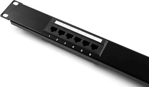 Buyer's Point 24 Port Cat6 RJ45 Patch Panel | Built for Rack or Wall Mount Cable Management w/Punch Down Tool, Server Compatible with Cat 3/4/5/5e/6 — 1 Pack in Saudi Arabia