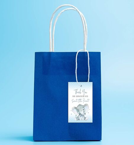 مطبوعات الحدث الرئيسي الخاص بك، بطاقات شكر على شكل فيل، مثالية لحفلات استقبال المولود الجديد وديكورات وهدايا حفلات أعياد الميلاد، عدد 50 in Kuwait