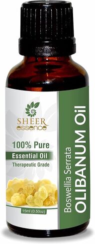 Olibanum Oil 5 ML (0.16 Fl.Oz) | 100% Pure Natural Undiluted Uncut Therapeutic Grade Boswellia Serrata Essential Oil in Saudi Arabia