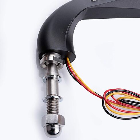 AXE Mirrors LED Sequential Turn Signals Indicator for Harley-Davidson FLHT Bad Boy Dyna Sportster Softail (Chrome) in Saudi Arabia