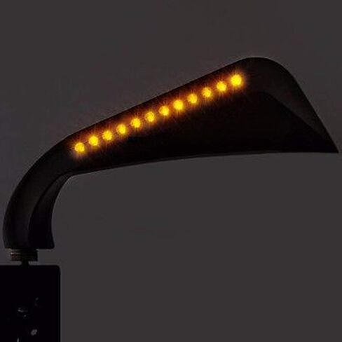AXE Mirrors LED Sequential Turn Signals Indicator for Harley-Davidson FLHT Bad Boy Dyna Sportster Softail (Chrome) in Saudi Arabia