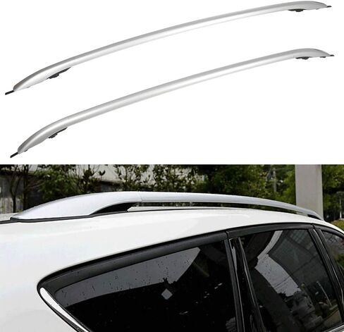 INEEDUP قضبان متقاطعة قضبان علوية حامل سقف مناسب لسيارة Ford Escape Sport Utility 4 أبواب 2013-2016 OE Style Bolt-On Roof Rack Rail Cross Bar الأمتعة حامل البضائع، 2 حزمة in Kuwait