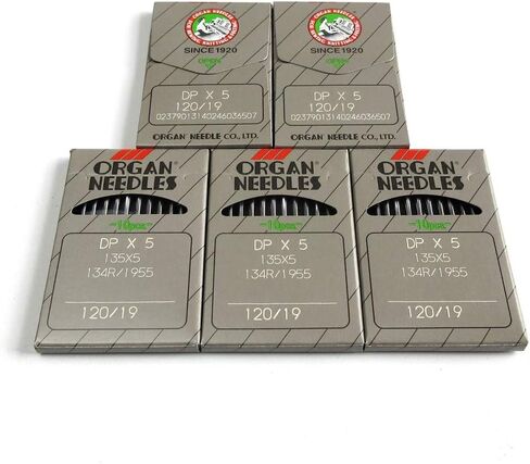 evernice 50 Organ 135X5 Dpx5 134R Sy1955 Sewing Machine Needles for Juki Brother (Singer 12 / Metric 80) in Saudi Arabia