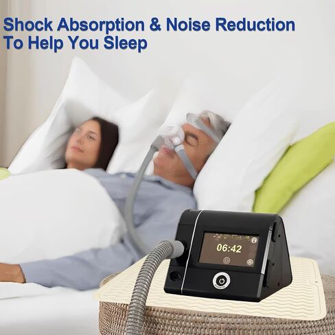 حصيرة حماية الغبار CPAP، حصيرة سيليكون Snugel تمنع اهتزاز وخدوش منضدة CPAP، حصيرة مقاومة للماء، وسادة واقية غير قابلة للانزلاق تحافظ على جهاز CPAP الخاص بك في مكانه - بيج in Kuwait