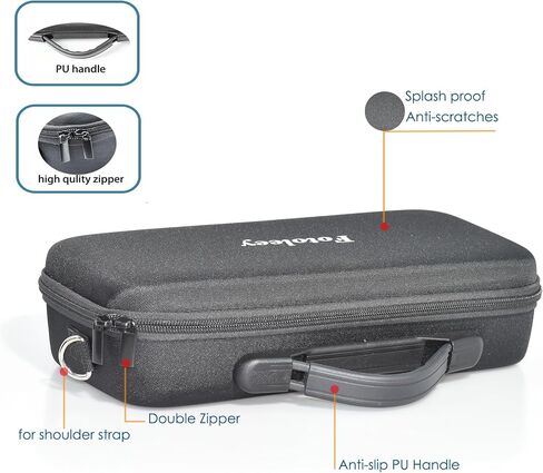 Fotoleey Carry Case for Insta360 X4 with Shoulder Strap, Handle, Nylon & EVA Material Hard Shell in Saudi Arabia