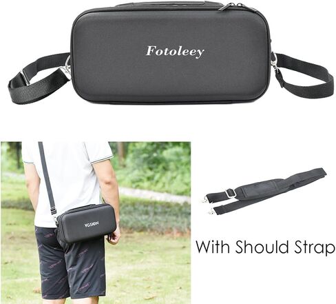 Fotoleey Carry Case for Insta360 X4 with Shoulder Strap, Handle, Nylon & EVA Material Hard Shell in Saudi Arabia